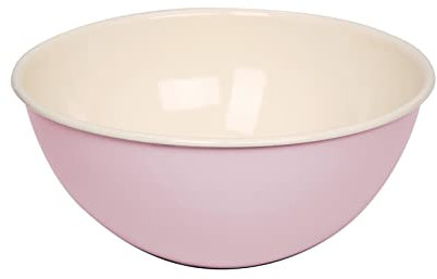 Riess, 0465-006, Obst- und Salatschüssel 26, CLASSIC - BUNT/PASTELL, Farbe Rosa, Durchmesser 26 cm, Höhe 12.2 cm, Inhalt 4.0 Liter, Emaille, Induktion