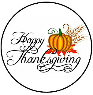 Thanksgiving 7, Erntedankfest, Essbare PREMIUM Dicke GEZUCKERTE Vanille, Wafer Reispapier Cupcake Toppers/Dekorationen