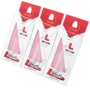 PerfectDarts 1 Set L Style L-Shaft Silent Spinners Slim Dart Stems 370 PINK