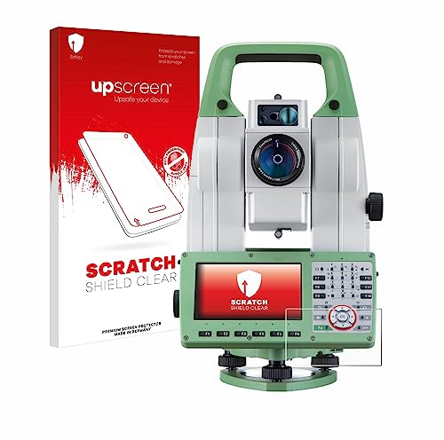 upscreen Schutzfolie für Leica Viva TS16 – Made in Germany, Kristall-klar, Kratzschutz, Anti-Fingerprint