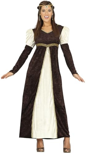 FIESTAS GUIRCA | Mittelalter Prinzessin Kostüm - Damenkleid für Renaissance, Fantasy und historische Anlässe - Perfekt für Halloween, Karneval und Kostümpartys - Ideal für Erwachsene