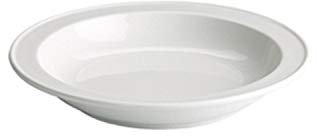 Ligament F6 K4 Habana Assiette Creuse, Porcelaine, Blanc, 30 x 22 x 30 cm