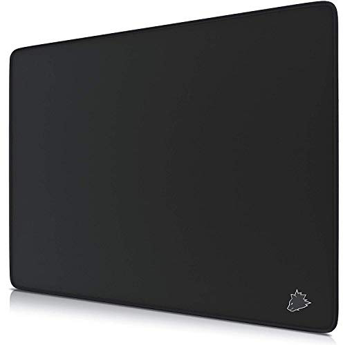 TITANWOLF - XL Mouse Pad - Mouse Mat 440 x 350 x 3 mm - mousepad - improves precision and speed - rubber underside for a stable grip - Gaming and Office Mat for laptops PCs computers - water repellent