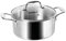 Sitram 710737, Faitout Rapsody en acier inoxydable qualité professionnelle diam. 24 cm - avec couvercle vapeur en verre - tous feux dont induction