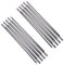Azarxis Arceaux de Tente 2 Pièces Poteaux de Tente Mât Barre Tige de Support Pliantes pour Camping Randonnée (Argent, 4,31 m)