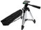 vhbw Fotostativ für Kamera - Kamerastativ inkl. Aufbewahrungstasche, 30-65 cm, Max. 2 kg, Schwarz, Silber