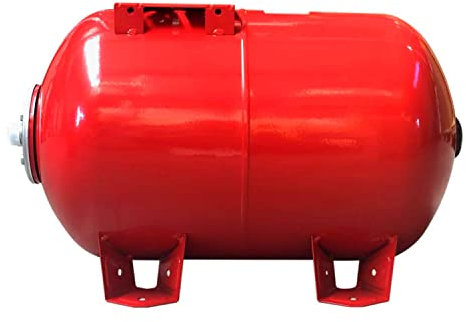ZILMET Wassertank mit horizontaler Blase, 200 l, Anschluss 1/2 Zoll (15/21), Blau