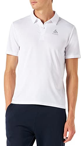 Odlo Herren F-dry Polo Shirt, Weiß, S EU
