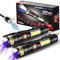 DBSOOSC UV 365nm Torches USB Rechargeable LED Flashlight 3 in 1 Blacklight, Ultraviolet Wood's Lamp, Amber/Fluorescer Detection, Detector for Pet Urine, Black Lights 365 nm, Magnetic Base, 2 Pack