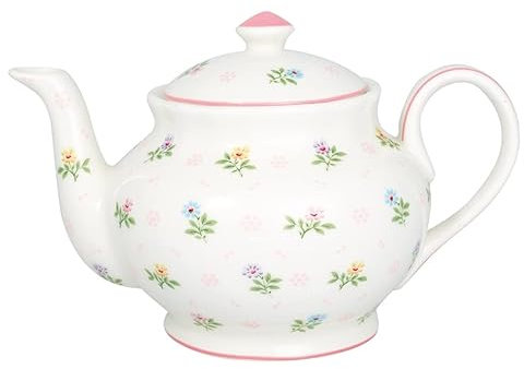 Greengate STWTEPRCIL0102 Cilja Teekanne rund white 1l (1 Stück)
