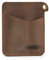 KeyUnity KL01 Leather Brown Pocket Organizer with 3 Pouch, EDC Multitool Sheath for Notebook/Pocket Knife/Flashlights/Pens and Multitool
