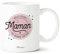 Manahia Mug Cadeau Maman Tasse - Meilleure Maman du Monde entier - Avec Boite Kraft - Imprimé en France - 330 mL Céramique - Future Maman - Fête Des Mères