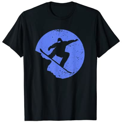 Lustige Snowboardkunst für Männer und Frauen Snowboarder Snowboard T-Shirt