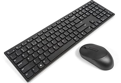 DELL KM5221W US/INTERNATIONAL ENGLISH Pro Wireless Keyboard & Mouse Combo Bundle, Black, US/INT English