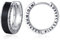 Nordische Wikinger Creolen 925er-Sterlingsilber Wikinger Rune Schwarze Ohrringe für Damen Männer Frauen Amulett Schutz Schmuck Geschenke