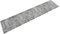 vidaXL Küchenteppich, Küchenläufer rutschfest Waschbar, Teppich Läufer für Küche, Teppichläufer Maschinenwaschbar, Beton 60x300cm Samt