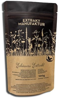 100g Echinacea Extrakt PULVER - ohne Zusatzstoffe – Sonnenhut hochdosiert, konzentriert, naturrein & vegan