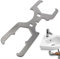 Fukamou Plumbers Sink Strainer Wrench - 3-Way Multifunction Sink Install Wrench Alloy Steel,Plumbing Equipment for Metal Slip Joint Nuts, Lock Nuts, Slip Joint Wing Nuts, Fits 1-3/4-inch, 2-inch