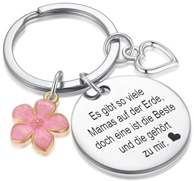 DIVSIC Schlüsselanhänger Mama, Geschenke für Mama, Muttertagsgeschenk für Mama, Mutter Geschenk, Geburtstagsgeschenk für Mama, Beste Mama Geschenk, Weihnachtsgeschenke für Mamas