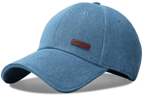 CACUSS Baumwolle Baseballkappe Herren Baseball Cap Unisex Mütze Verstellbar für Draussen Sport