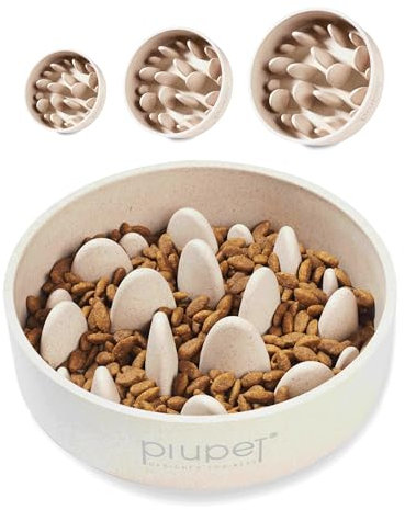 PiuPet® Gamelle Anti-glouton pour Chien Grande Taille | Passe au Lave-Vaisselle | 0,4L