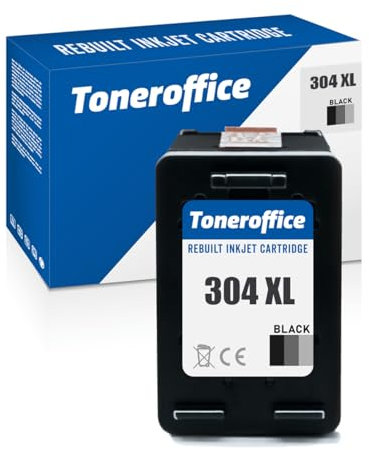 304 Druckerpatrone XL für HP 304 XL Druckerpatronen Schwarz Kompatibel N9K08AE (ca. 300 Seiten)
