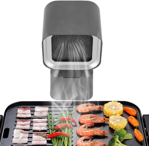 Cappa aspirante portatile,Cappa aspirante da tavolo retrattile,Cappa aspirante con contenitore per olio per barbecue, cucina, pentole e padelle calde