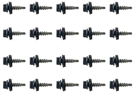 Flachdachblende für EPDM Dacheindeckung 2-Teilig | Winkelprofil Dachblech für Flachdach Carport Gartenhaus | Alu Anthrazit 200cm (Fassadenschrauben 4,8x20 RAL7016)