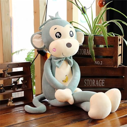 champracer AFFE Plüschtier Puppe Stofftier Kissen Kuscheltier AFFE, zum Spielen und Kuscheln, Weiches Schmusetier für Mädchen, Jungen, Babys (40 cm,Grün)