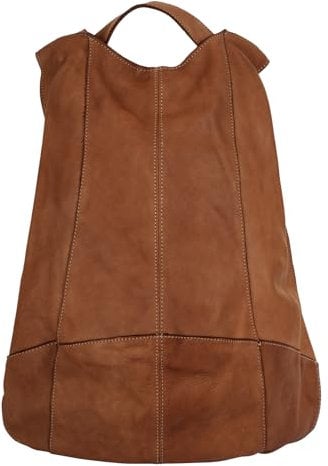 forty° Rucksack Echt Leder Herren | Made in Italy, Cityrucksack, Daypack mit Rückenfach, Backpack aus Rindleder | 021933