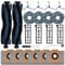 22 Pack Accessories for Eufy X10 Pro Omni Robot Vacuum Cleaner, 2 Main Brush, 6 Dust Bags, 4 Mop Pads, 4 HEPA Filters, 4 Side Brushes, 1 Cleaning Brush, 1 Screwdriver