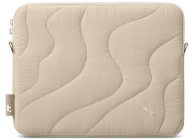 tomtoc Funda protectora de 360 grados para iPad Air M3/M2 2025-2024 y iPad (A16), iPad Pro M4 OLED 2024 y M2/M1 de 11 pulgadas, con teclado mágico/teclado inteligente, funda acolchada suave para