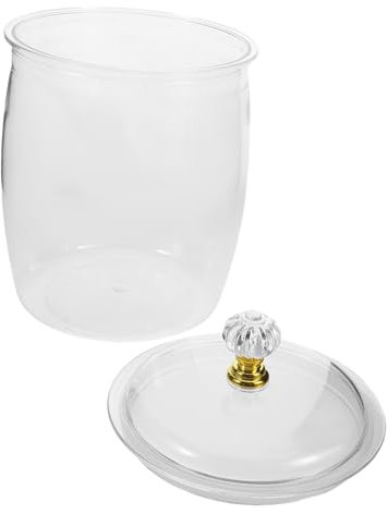 MAGICLULU Barattolo Trasparente per Alimenti con Ermetico Contenitore Versatile per Snack e Noci per Organizzazione Cucina e Casa