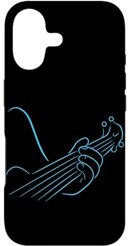 Hülle für iPhone 17 Gitarre Spielen Simple Line Art Akustikgitarren Music Lifes