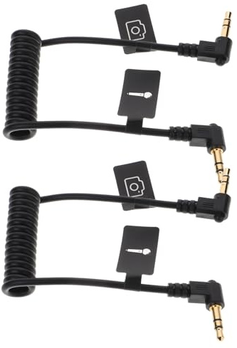 ifundom 2 Stück Trs zu Trrs Adapterkabel Robustes Audio übertragungskabel für Mobiltelefone und Dslr kameras Langlebiges Mikrofon adapterkabel Klares und Stabiles Klangbild