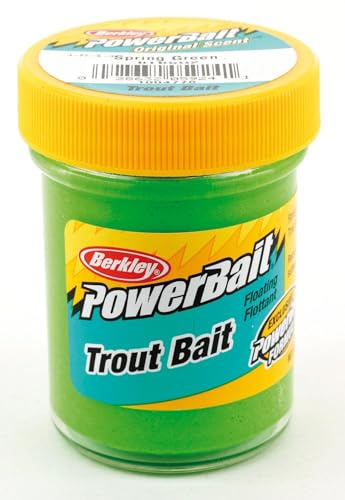Berkley PowerBait® Forellenköder - Duftender schwimmender Teigköder für Angler zum Forellenfischen, Langlebige Formel, leicht zu Formen und zu gestalten, Mehrere Farben und fischanziehender Duft