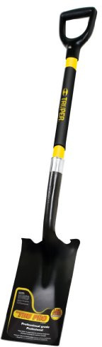 Truper 31202 Tru Pro Garden Spade, Fiberglass D-Handle, 29-Inch