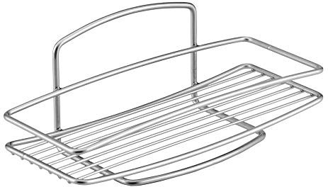 Metaltex serie Onda - Mensola rettangolare a 1 piano per bagno - (460001)