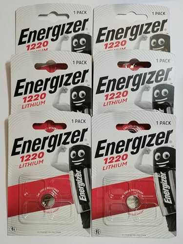 ENERGIZER Lot de 6 piles bouton au lithium Cr1220 Dl1220 3 V