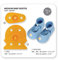 Medium Baby Bootee - Set of 2 - JEM Sugarcraft Cutters great for cakes makers