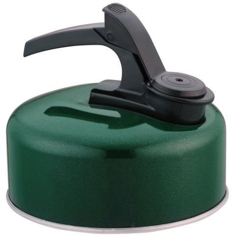 2L Stainless Steel Whistling Kettle | Camping Kettle for Gas Stove, Electric Stove | Lightweight, Fast Boil, Phenolic Handle - for Camping, Glamping Festival Trips Hiking Cooking, Campfire, BBQ