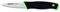 Arcos Cuchillo pelar 3 pulgadas Acero Inoxidable Nitrum, Cuchillo pelar para pelar frutas y verduras, Mango madera y Hoja 100 mm, Resistente al óxido y al desgaste, Serie Duo, Color negro
