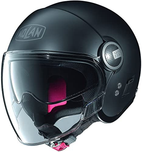 Nolan unisex-adult Nolan Jeth Motorrad Helm, Schwarz, M (57/58) EU