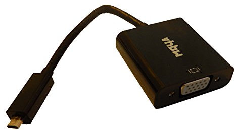 vhbw Adaptateur HDMI Micro vers VGA Compatible avec Rasperry PI 400 pour TV, PC, Laptop, Ordinateur Portable et Autres écrans