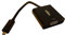 vhbw Adaptateur HDMI Micro vers VGA Compatible avec Rasperry PI 400 pour TV, PC, Laptop, Ordinateur Portable et Autres écrans