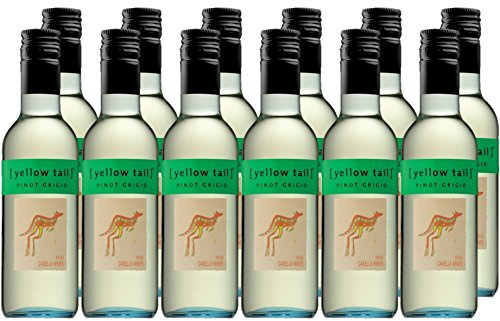 [yellow tail] Pinot Grigio Wine, 18.7 cl (Case of 12)