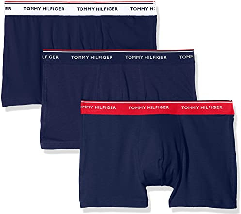Tommy Hilfiger Men's 3p Trunk 1u87903842 Trunks, Multicolour (Multi / Peacoat), M