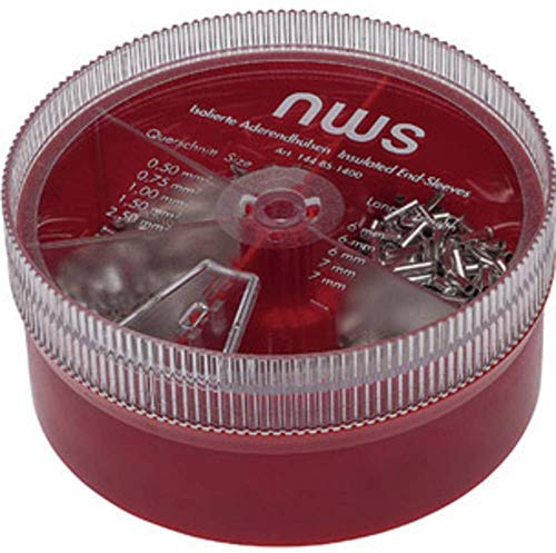 NWS 144-BS-1400 Endhülsen-Set, mehrfarbig, 1400-teilig