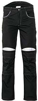Planam 2910094 DuraWork Bundhose, Schwarz/Grau, Größe 94