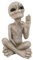 Design Toscano Grüße, Erdlinge UFO, Außerirdischen-Statue